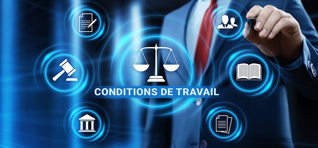 Symboles des conditions de travail des agents au MAASA (Mobile)