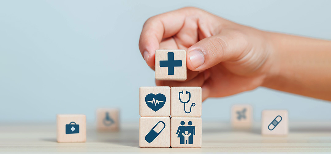 Pictogrammes de Santé et protection sociale complémentaire (mobile)