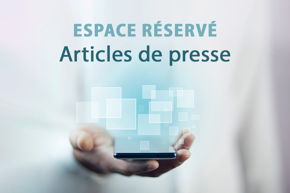 Article de presse dans l'espace réservé aux adhérents
