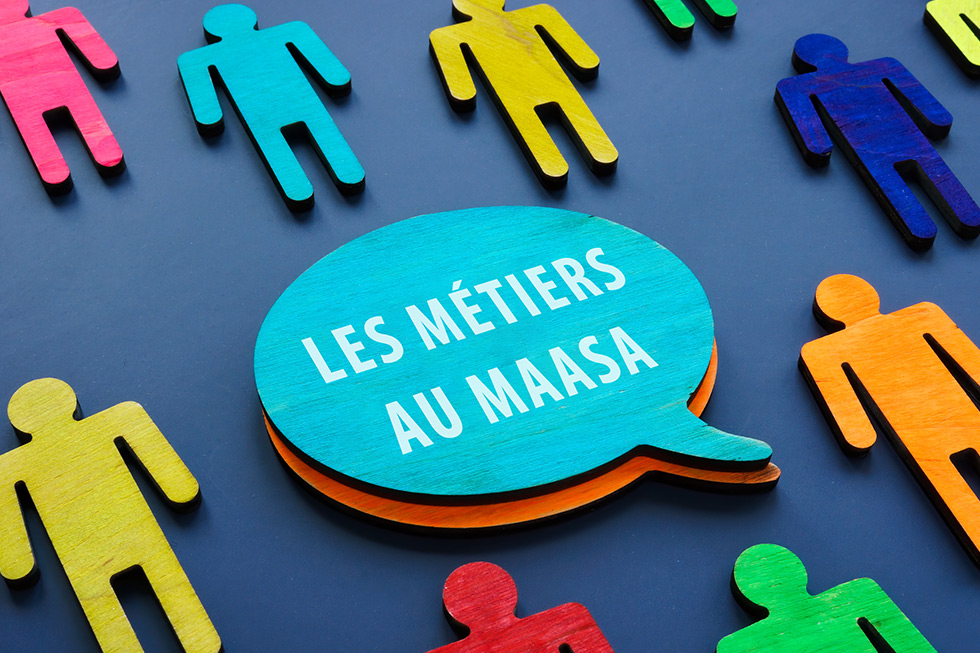 Les métiers au MAASA et ses établissements publics