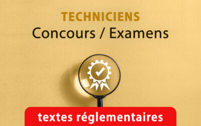 Examen professionnel technicien principal et chef technicien pour 2026